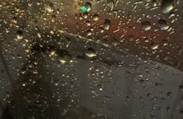 water drops on a window