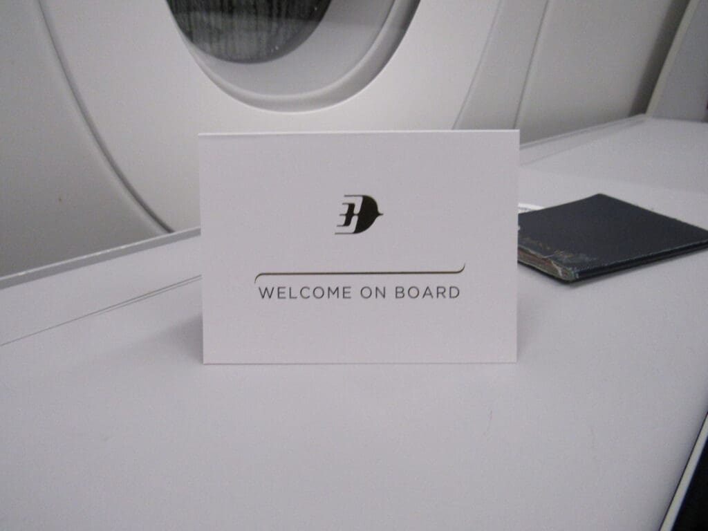 Malaysia Airlines Welcome Aboard Card