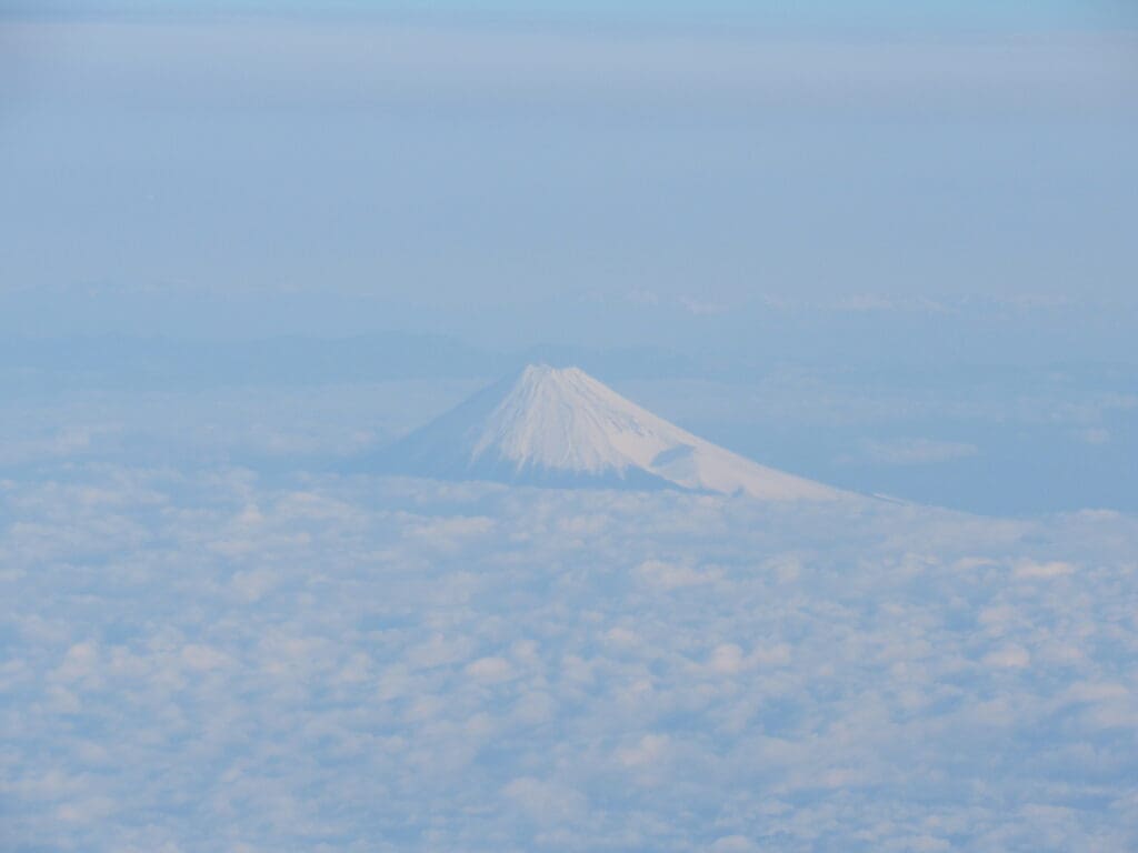 Mount Fuji on Approach to Tokyo