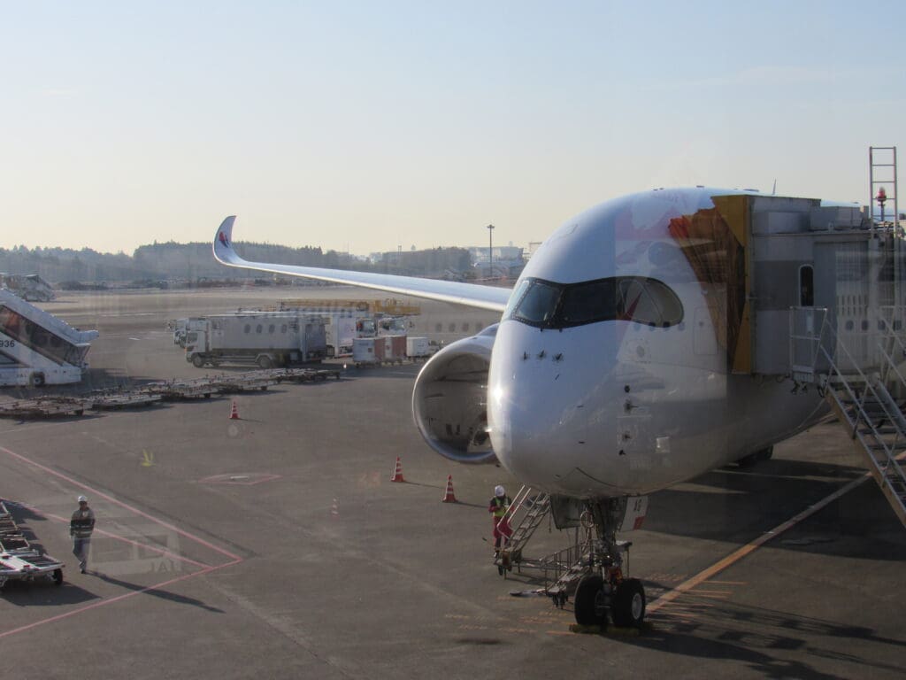 Malaysia Airlines A350 at NRT