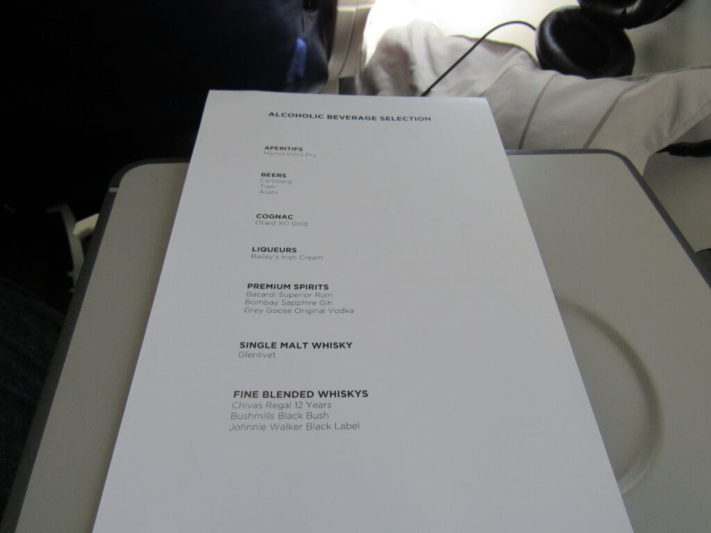 Liquor List