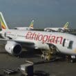 a large airplane parked at an airport