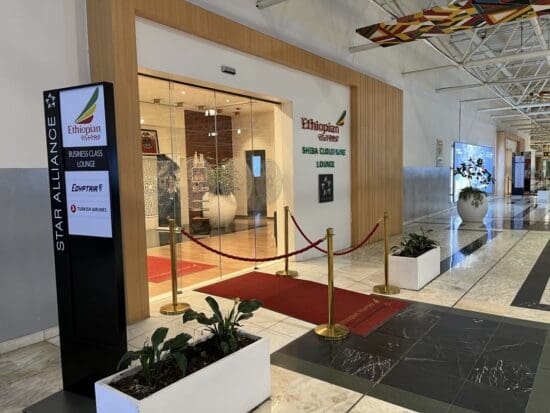 a entrance to a building