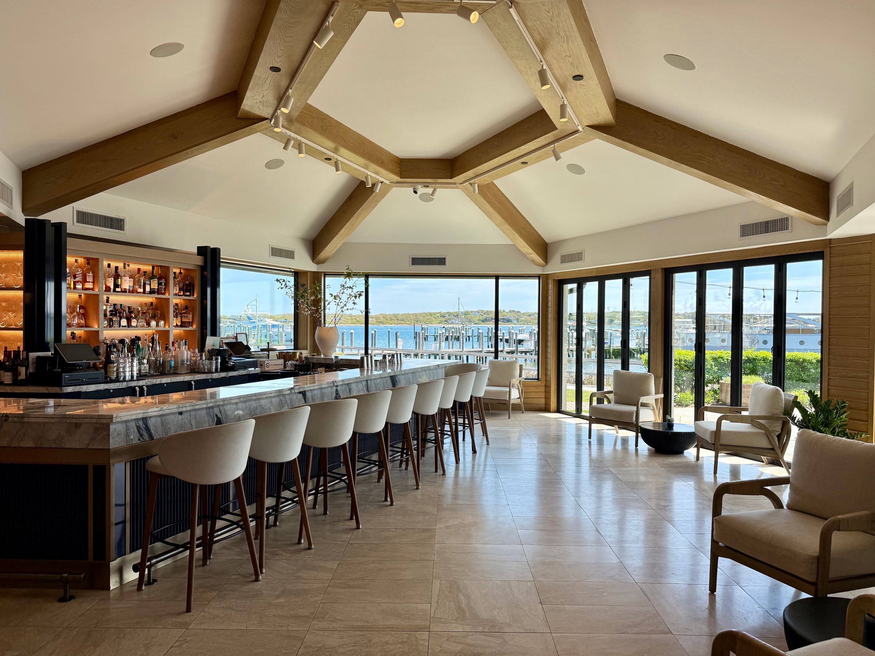 Bar at the Montauk Yacht Club
