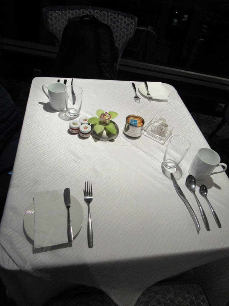 Dining Area Table Setting