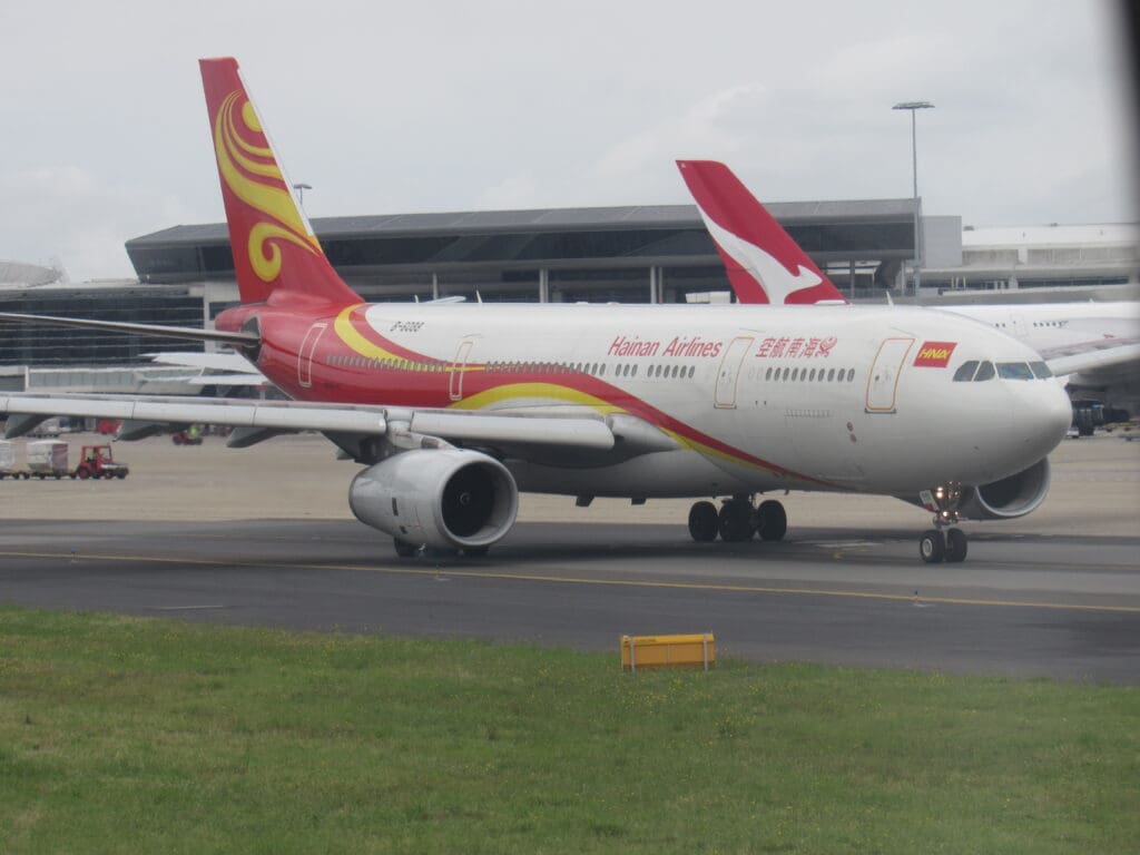 a large airplane on a runway