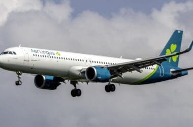 a plane flying in the sky