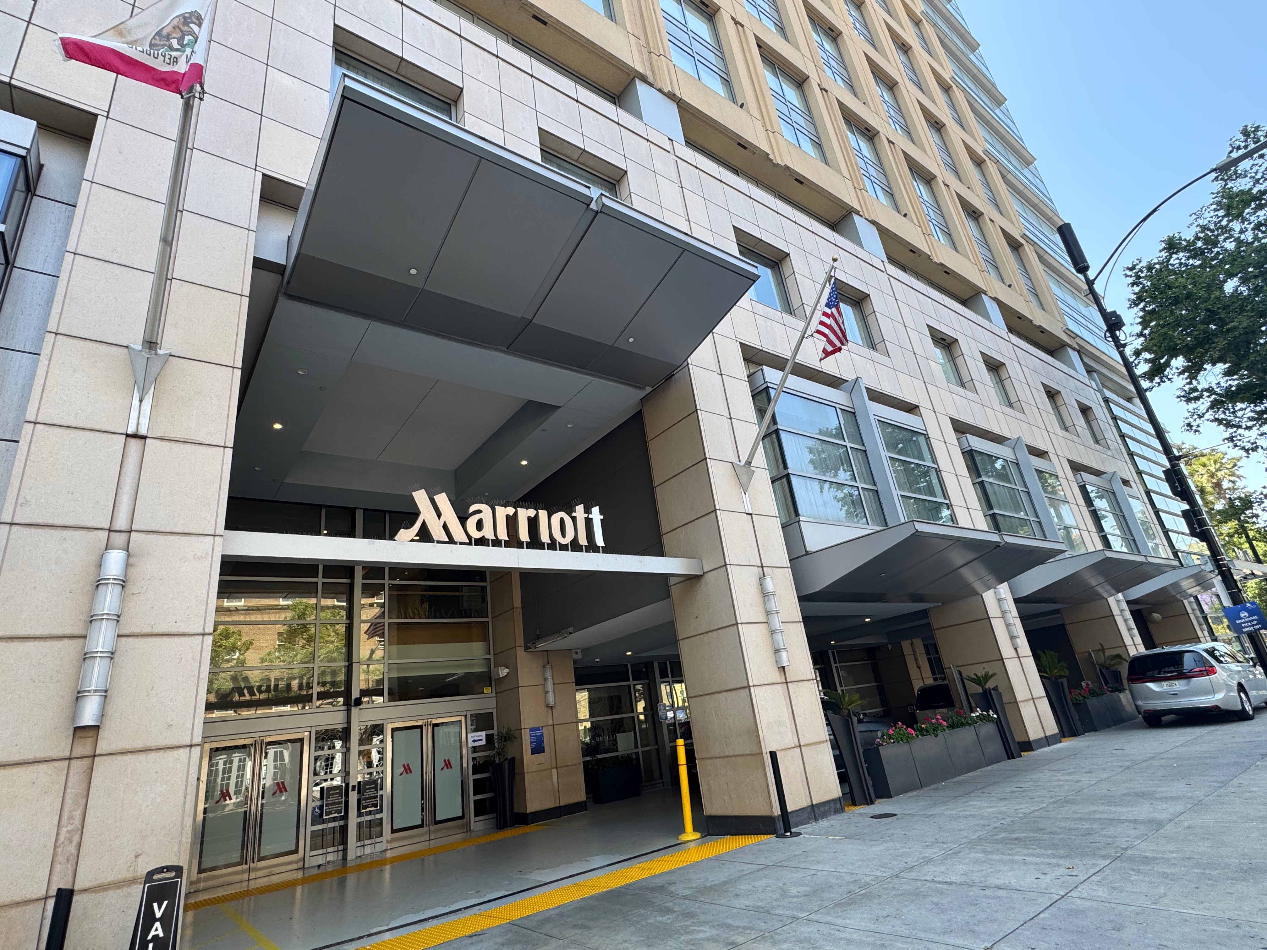 a building with a sign on the front