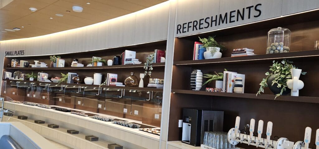 a shelf with shelves and books on it
