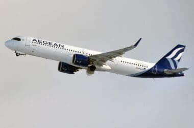 a plane flying in the sky