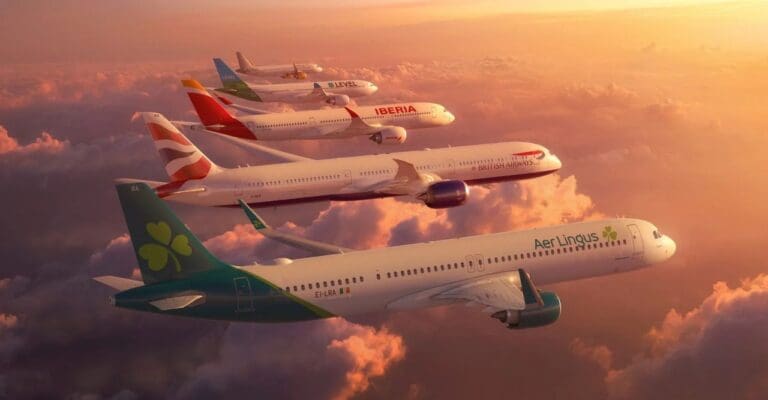 a group of airplanes in the sky