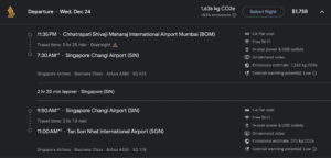 singapore airlines