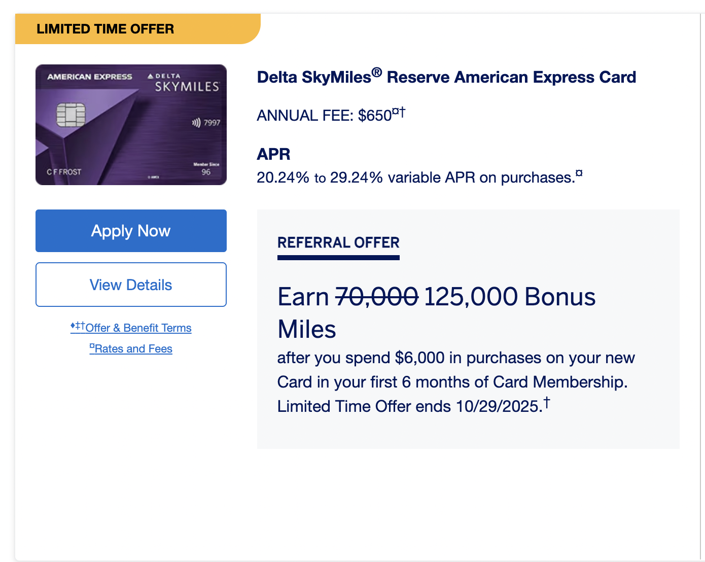 Earn up to 125,000 miles with co-branded Delta SkyMiles credit card  bonuses! - TravelUpdate, image size:1390x1108