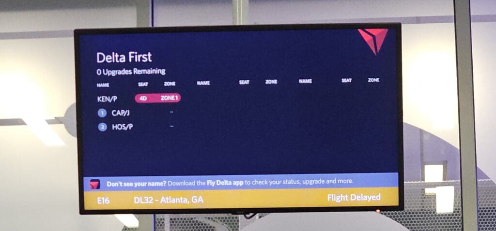 a screen with text on it