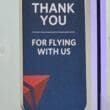 a blue sign with white text