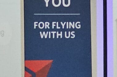 a blue sign with white text