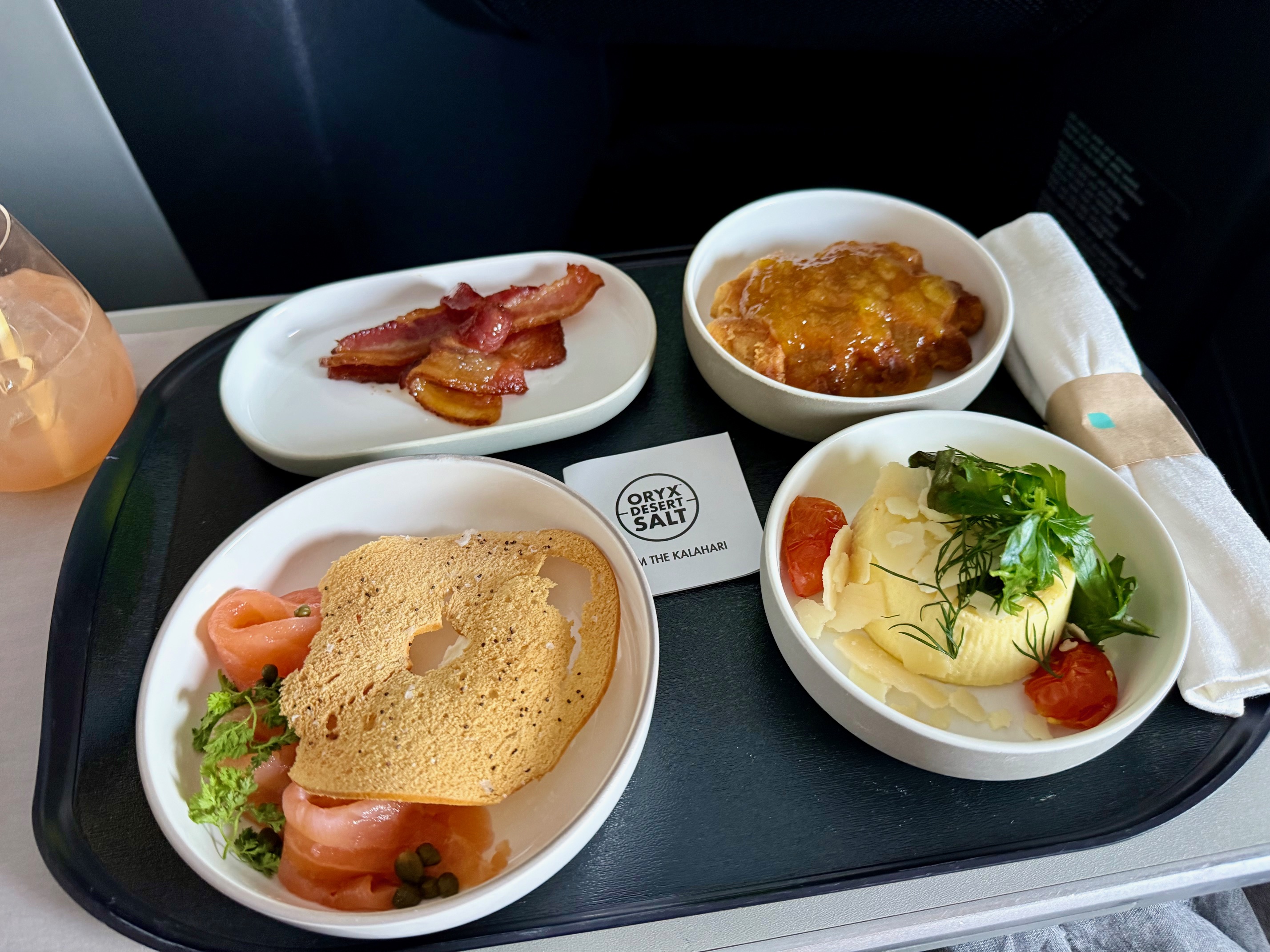 Breakfast on JetBlue Mint to Puerto Rico