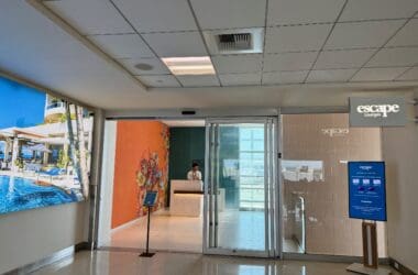 Entrance to the Escape Lounge San Juan Puerto Rico