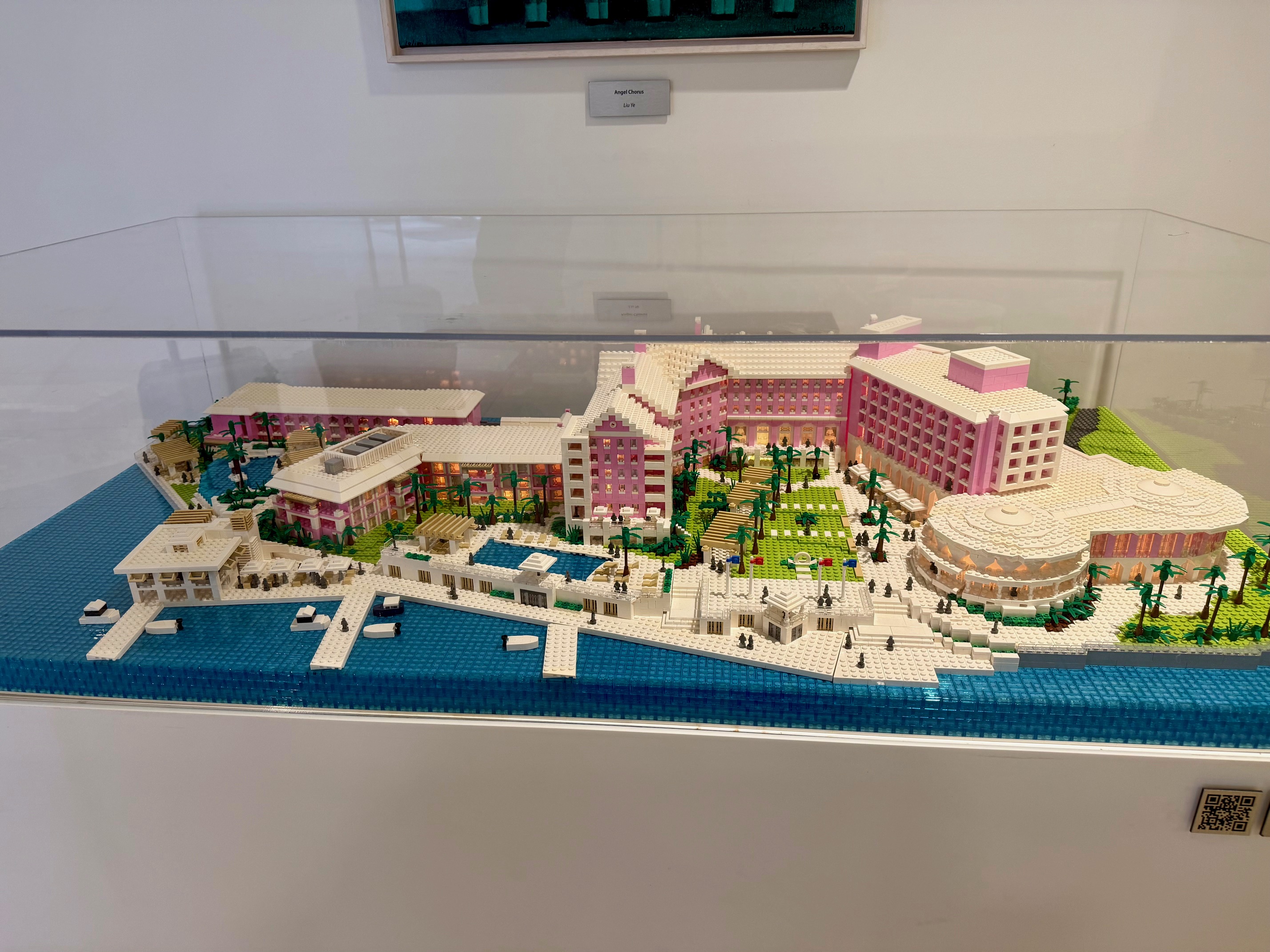 The Fairmont Hamilton Princess made out of legos