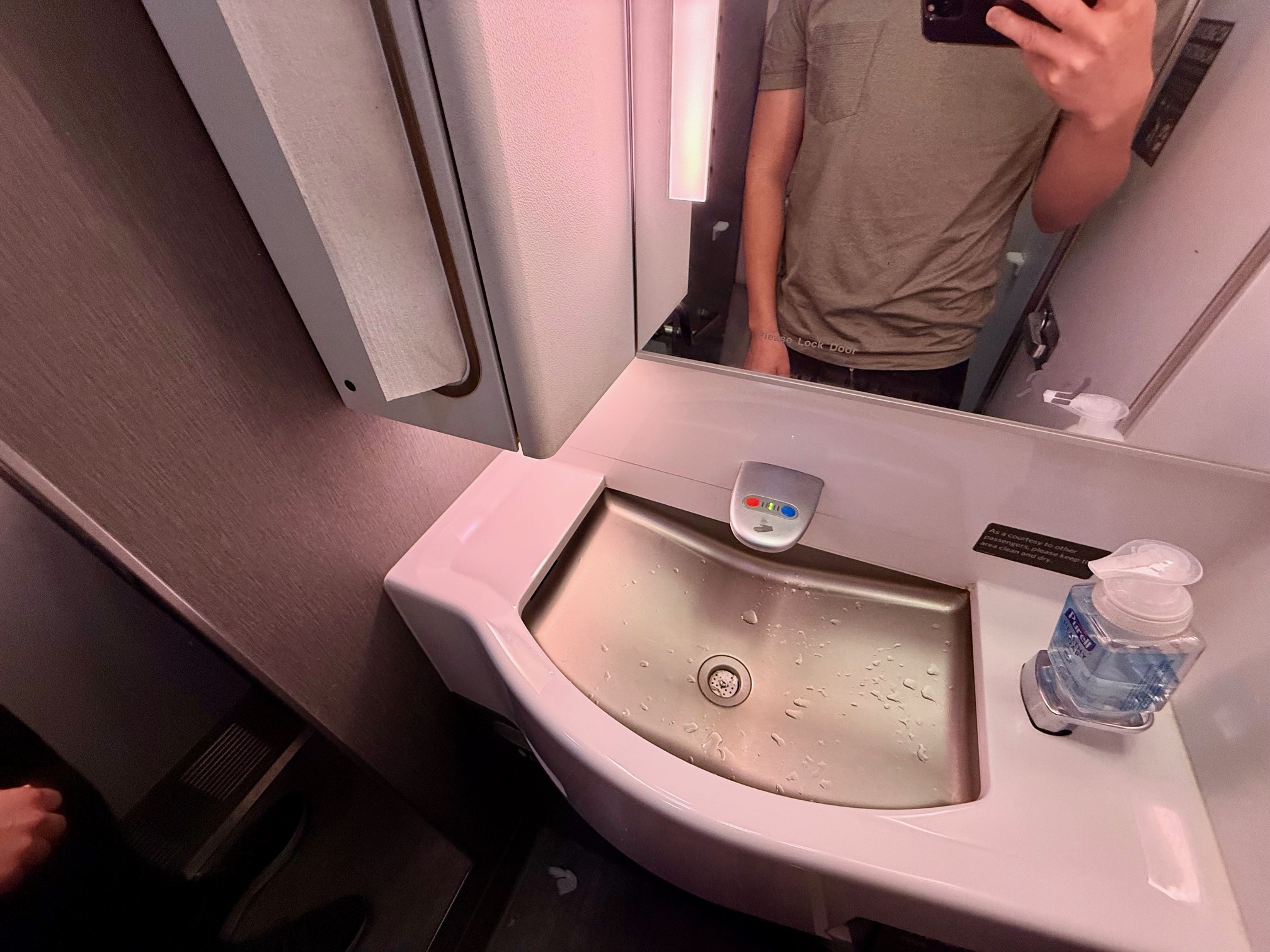 Delta Main Cabin 767-300 Lavatory