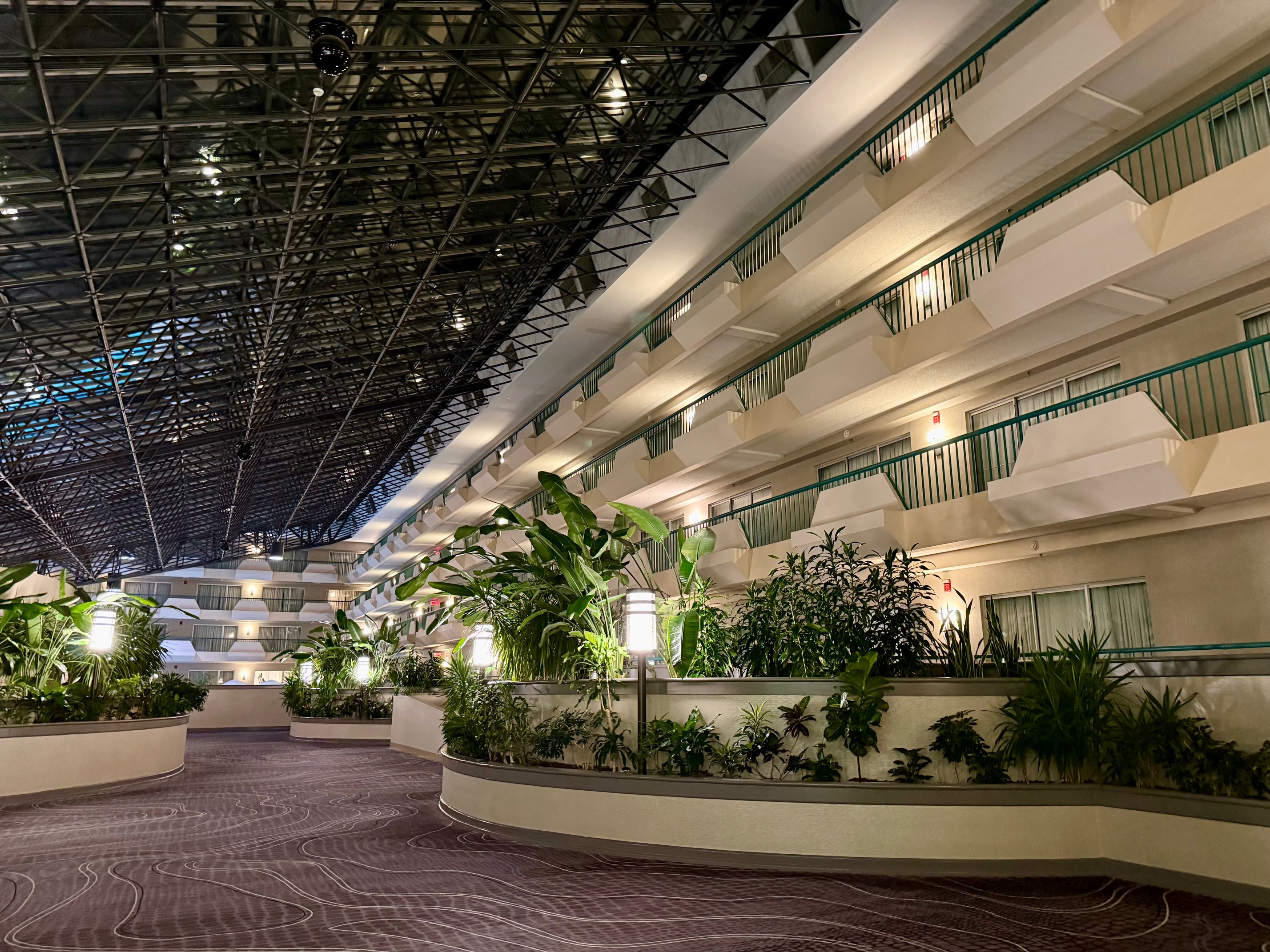 The Melville Marriott Long Island lobby and atrium