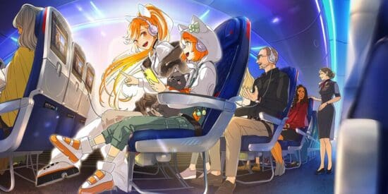 Delta Adds Crunchyroll Onboard Flights