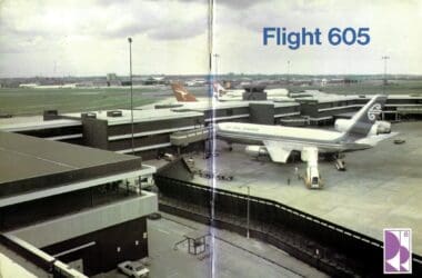 an airplane at an airport