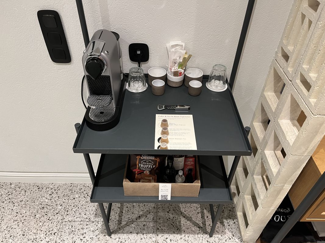 a coffee machine on a table