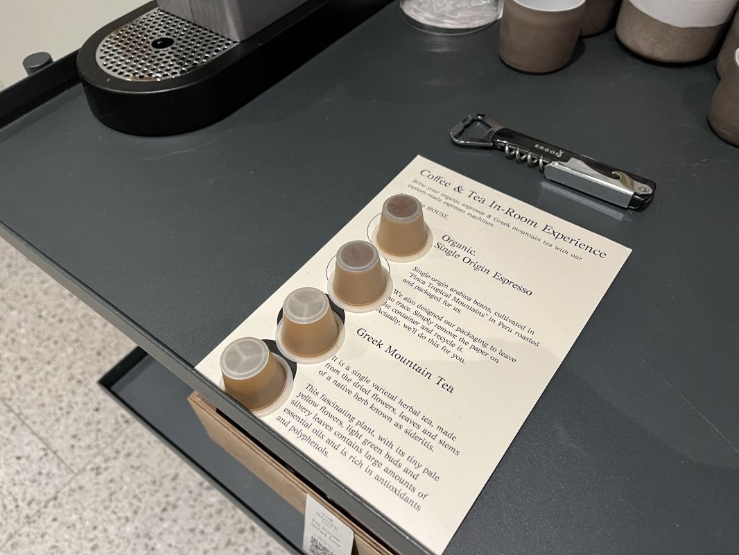 a paper with a group of coffee capsules on it