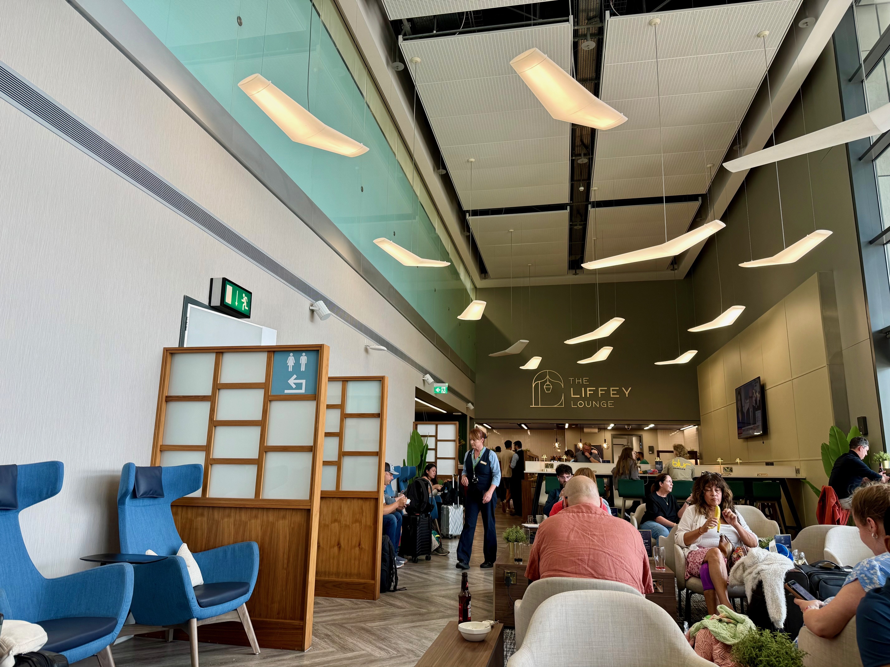 a group of people in the Liffey Lounge Dublin