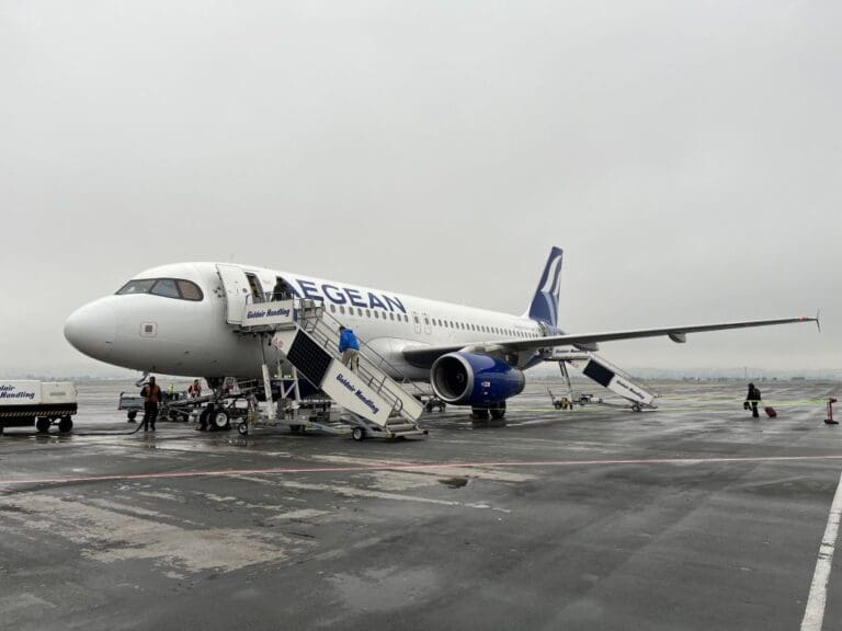 a plane on the tarmac