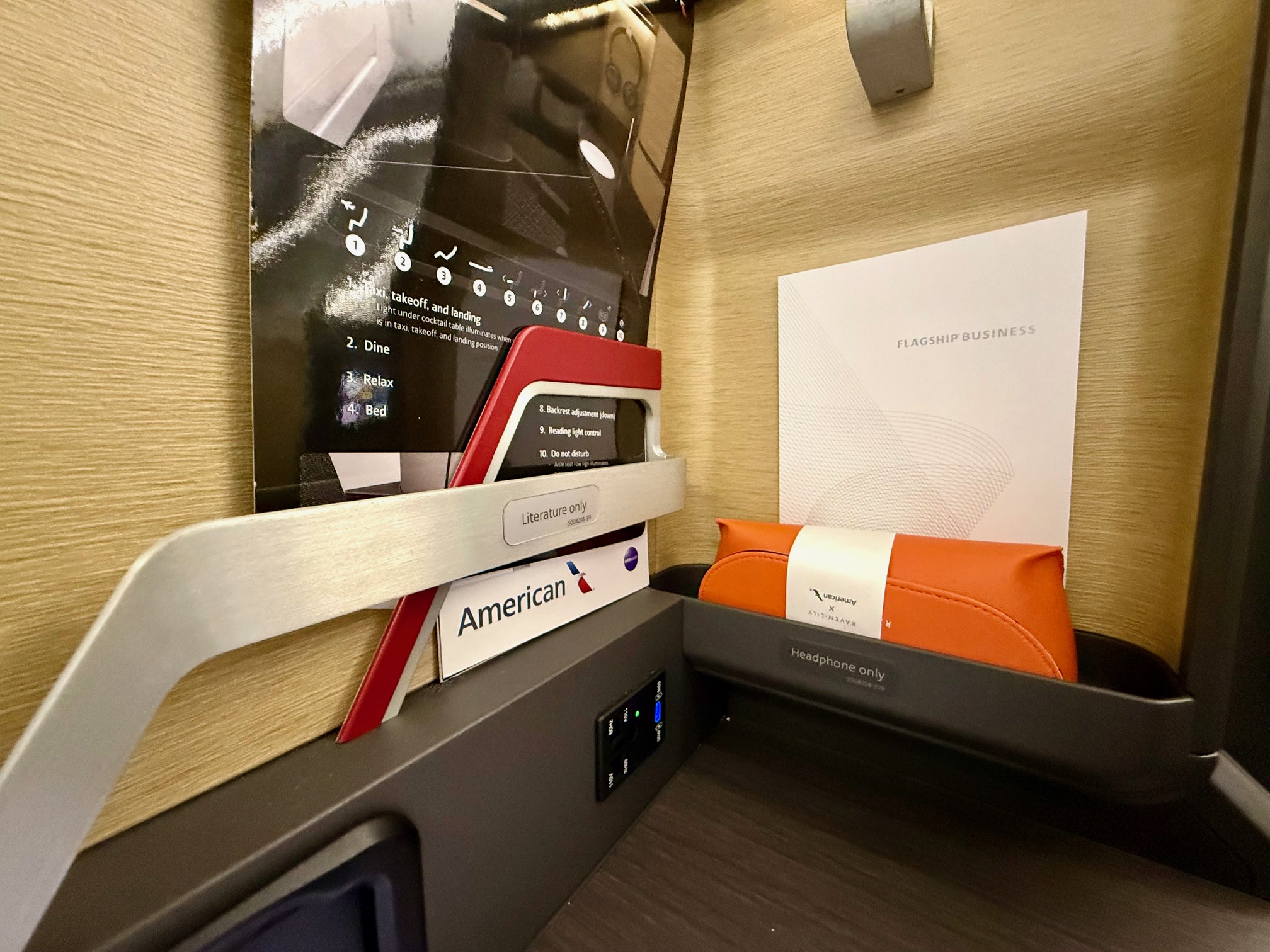 an orange object in a shelf