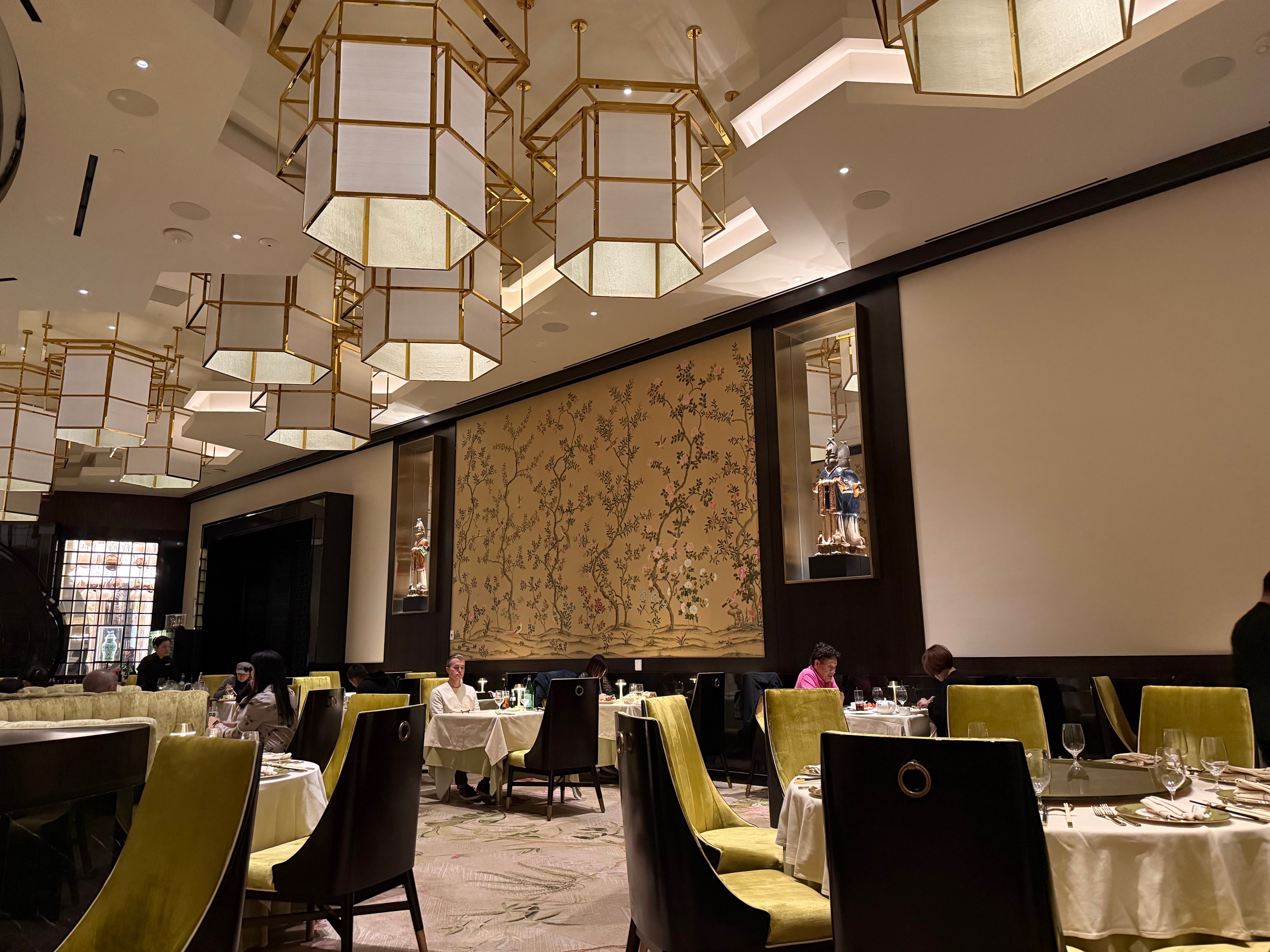 a room with tables and chairs