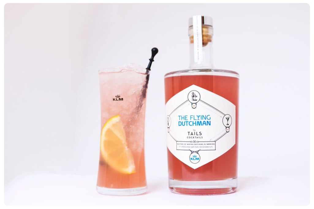 KLM's Flying Dutchman cocktail