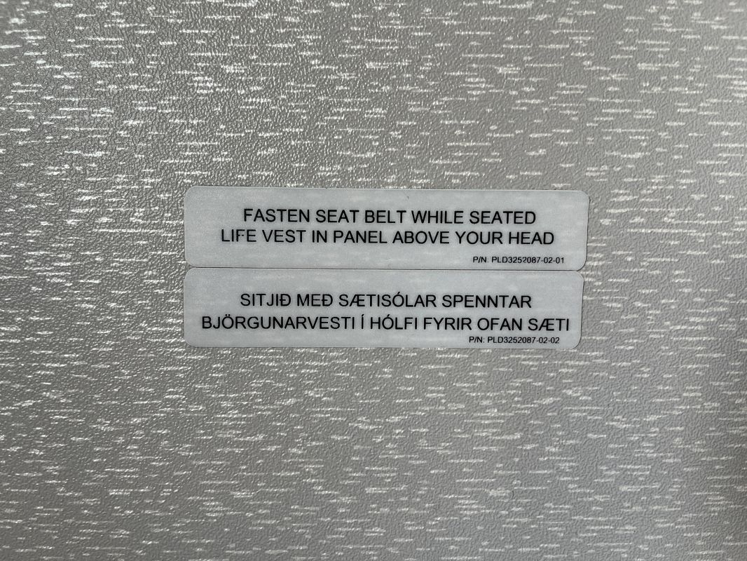 a close up of a seat belt