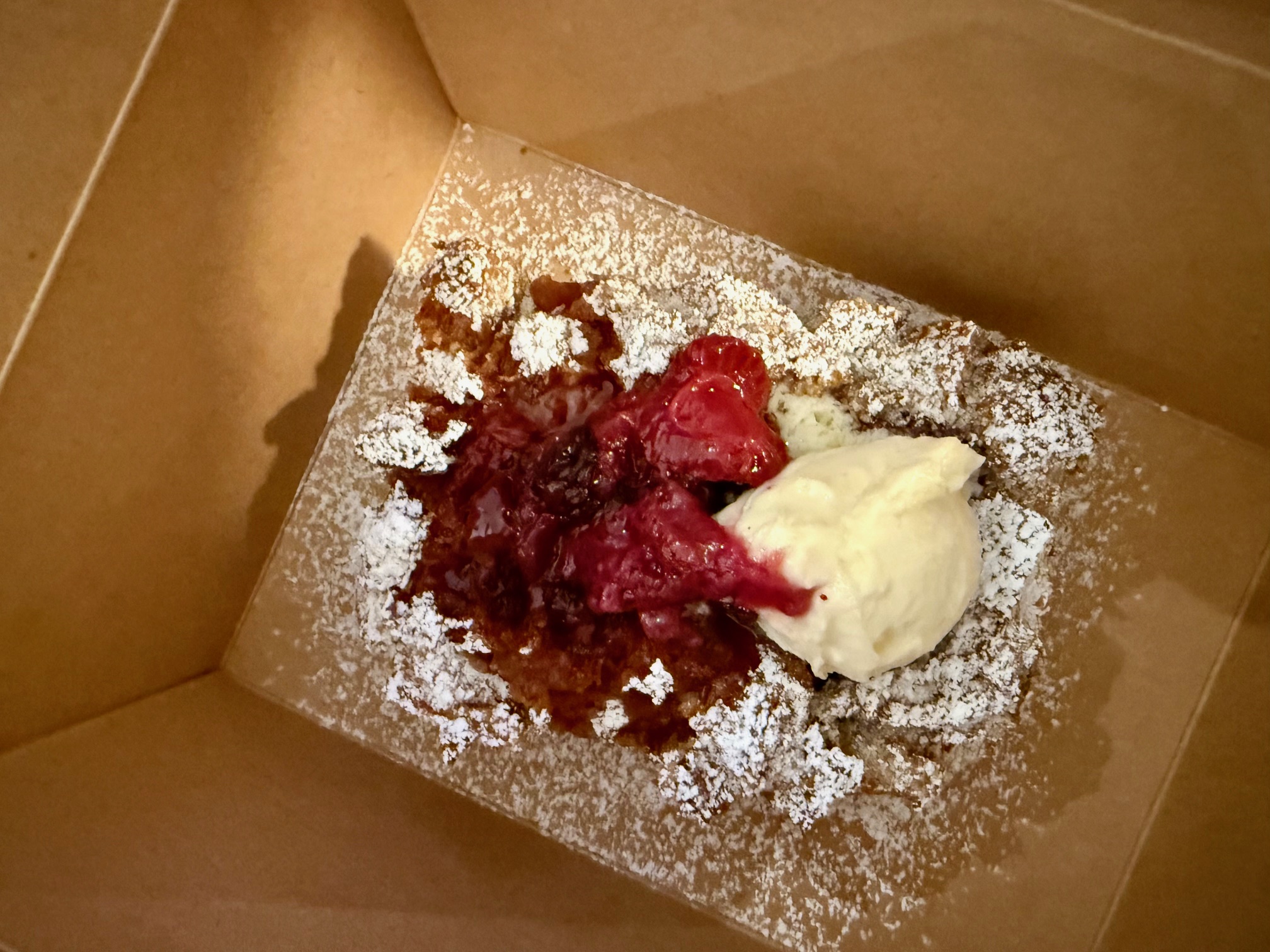 a box of food in a box