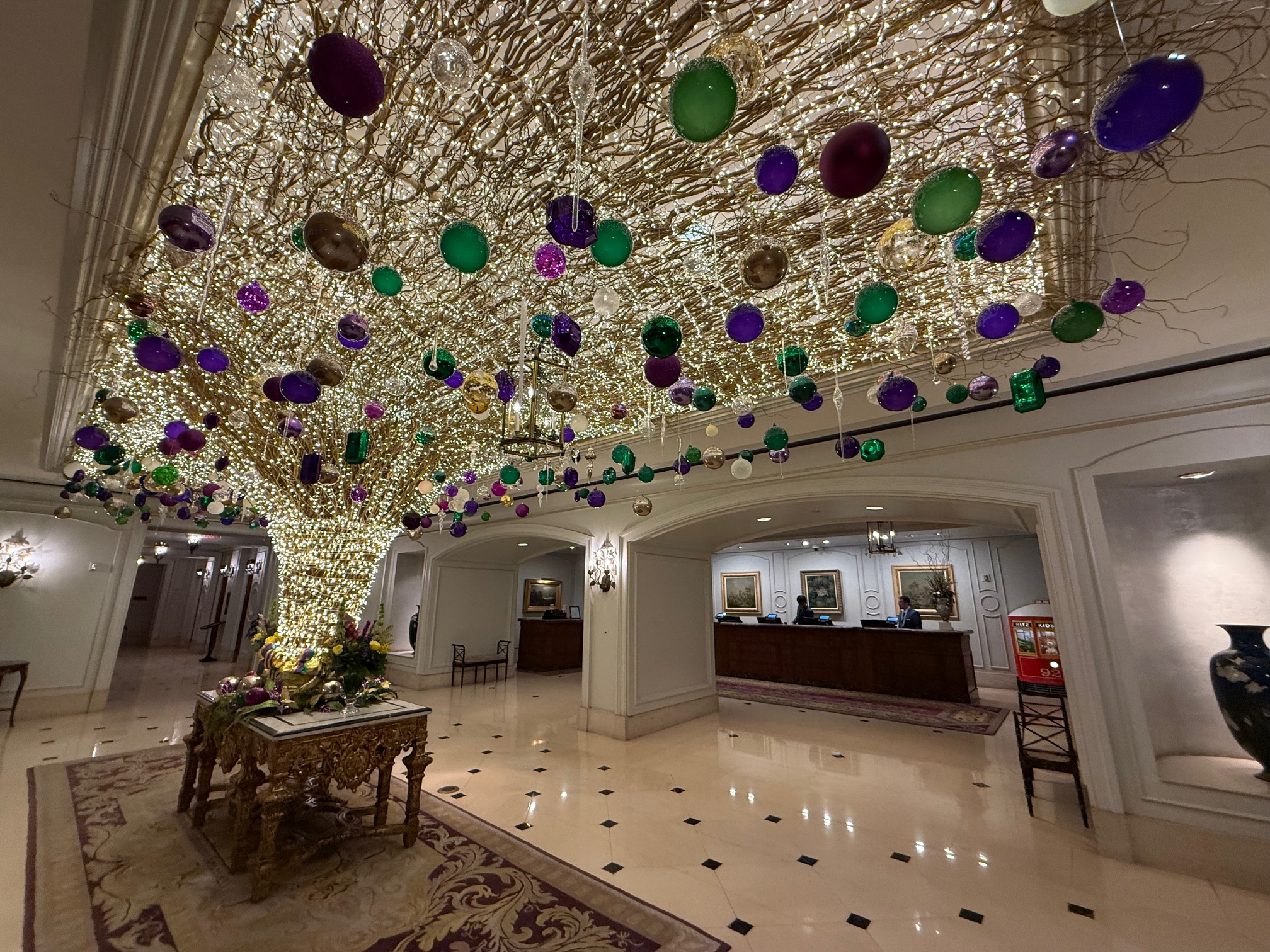 Lobby at Ritz Carlton New Orleans