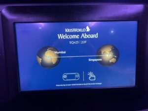 a screen with text and globes on it