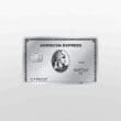 The Platinum Card from American Express featuring silver metallic design and centurion icon at center