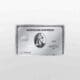 The Platinum Card from American Express featuring silver metallic design and centurion icon at center