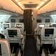 a row of seats in an airplane