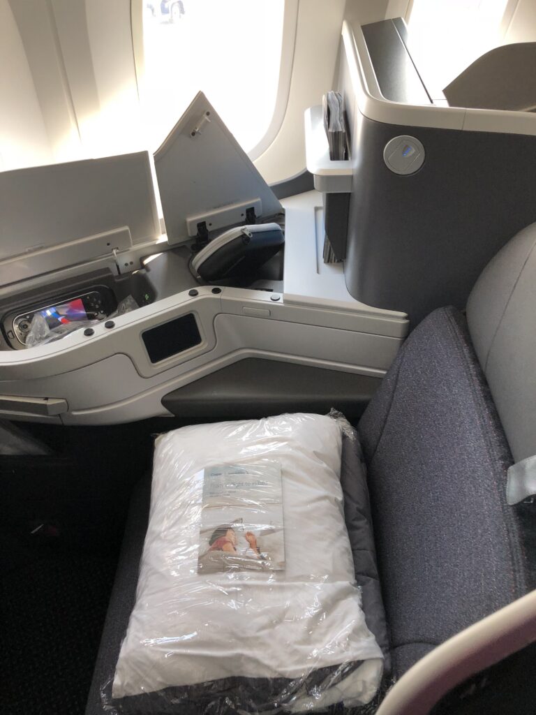American Airlines 787-9 Business Class Seat
