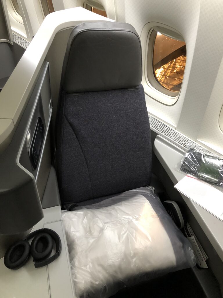 American Airlines 777 Business Class Seat