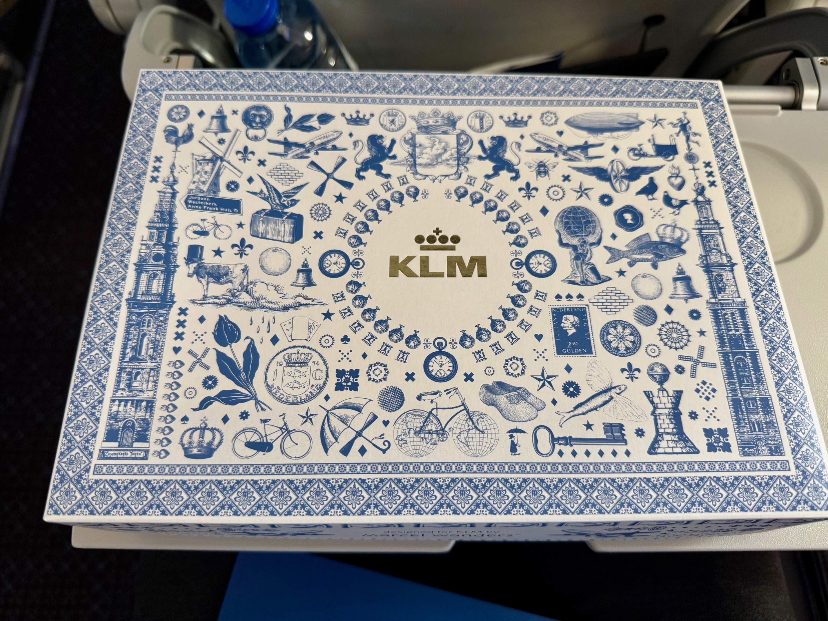 a box with a design on it