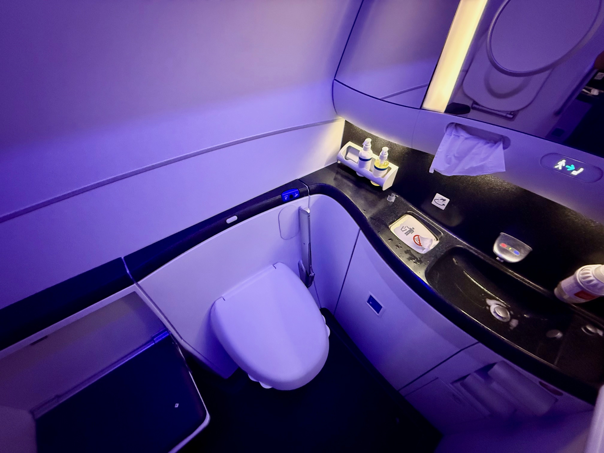 a bathroom with a sink and toilet