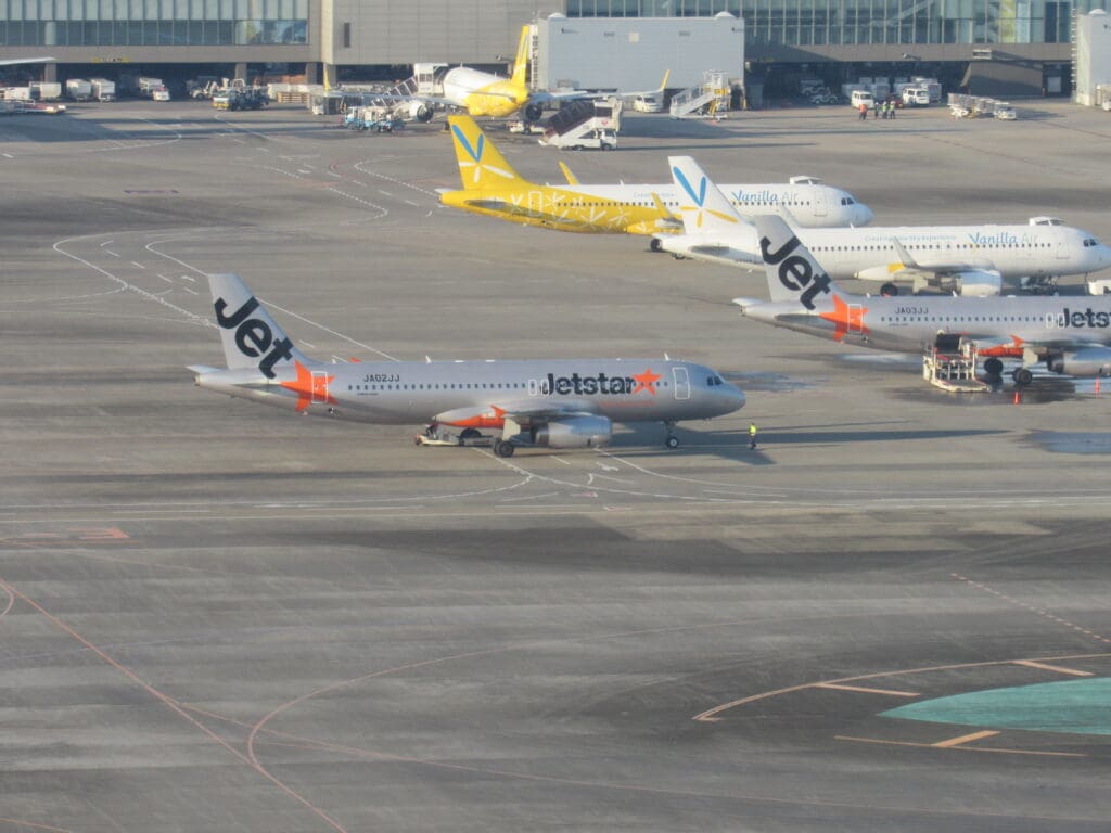 Jetstar Japan A320s at Tokyo NRT