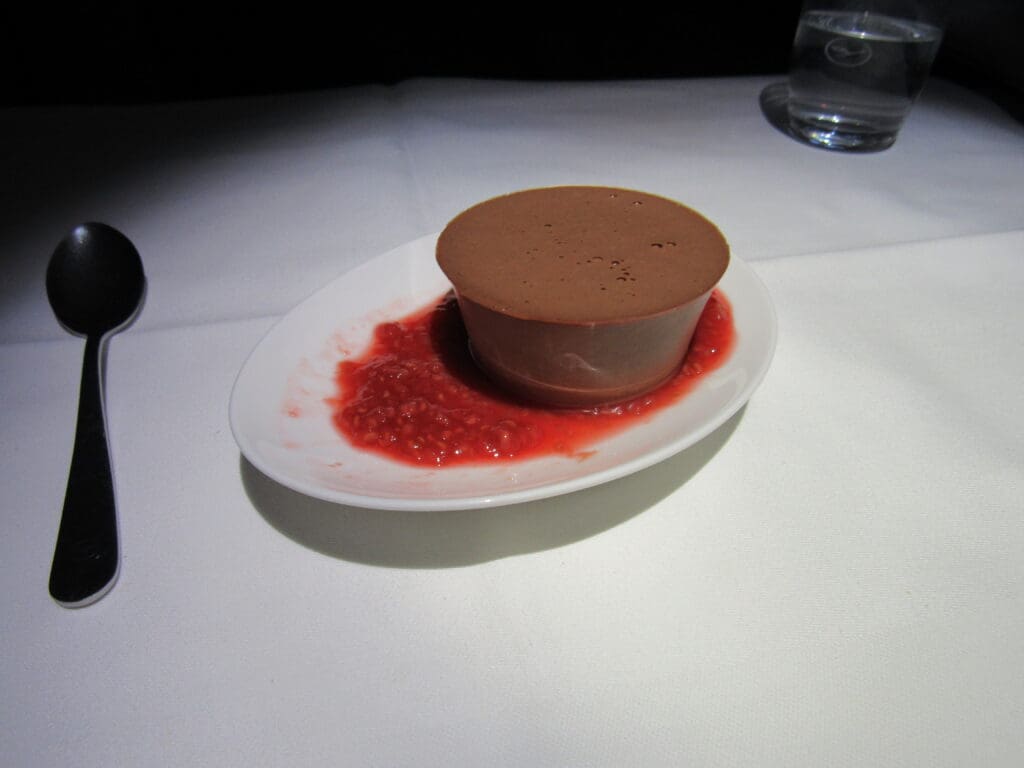 a plate of food on a table