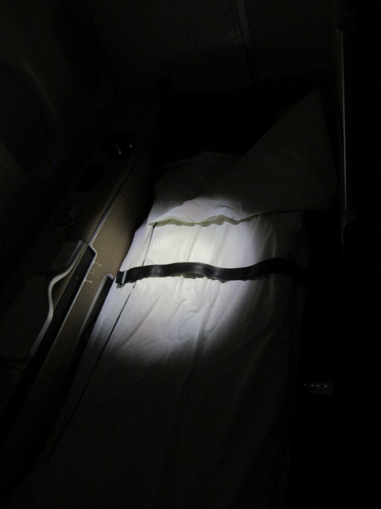 Lufthansa First Class Seat Bed