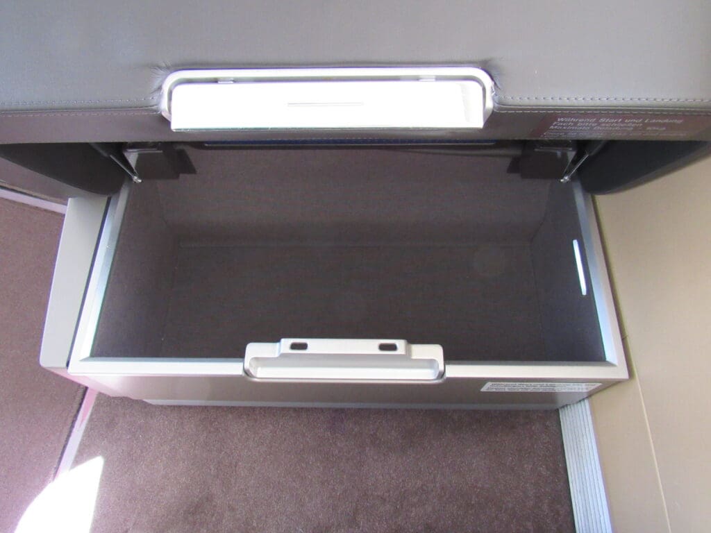 a drawer with a lid open