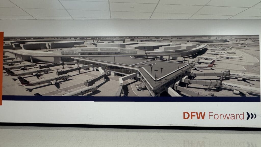 a poster of an airport